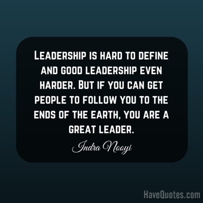 define a good leader